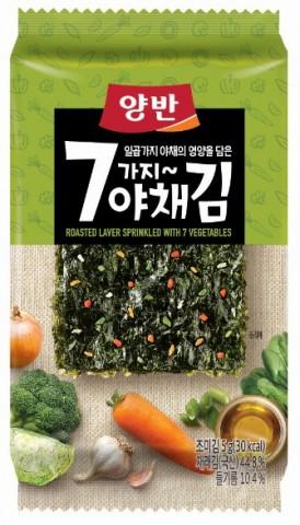 동원F&B, 채소 영양 담긴 ‘양반 7가지 야채김’ 출시