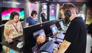 삼성D, 하이브IM과 손잡고 獨 '게임스컴 2023'에서 화질 체험 마케팅